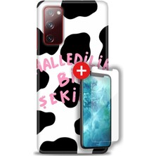 Samsung Galaxy S20 Fe Hd Baskılı Kılıf + Mat Nano Ekran Koruyucu C (8)