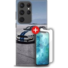 Samsung Galaxy S23 Ultra Hd Baskılı Kılıf + Mat Nano Ekran Koruyucu L (4)