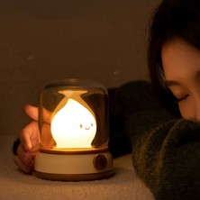 Sacred Wings Gece Lambası Besleme Lambası Yatak Far USB Şarj Karartma Zamanlama Gece Lambası (Yurt Dışından)