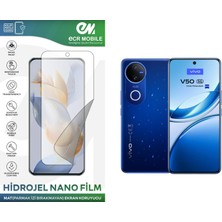 ECR MOBILE  Vivo V50 ile Uyumlu Hidrojel Nano Ekran Koruyucu Film Mat(Tempered Cam Değildir!)