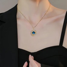 Daya Glow Gold Galaksi Kolye  (Gökyüzü Orbı ve Yıldız Tasarımılı)