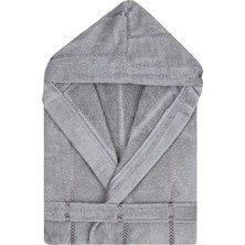 Verodis Italian Style Pamuklu Kadife Kapüşonlu Unisex Bornoz