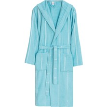 Verodis Italian Style Pamuklu Kadife Kapüşonlu Unisex Bornoz