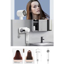 Pluzz Mini Profesyonel İyonlu Saç Kurutma ve Fön Makinesi Ultra Sessiz ve Hızlı Kurutma + ( Duvar Tutucu Aparatı )