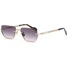 Kilian Tremante C2 53 Unisex Geometrik Gold Metal Güneş Gözlüğü