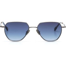 Kilian Durovole C2 53 Unisex Geometrik Gri Metal Güneş Gözlüğü