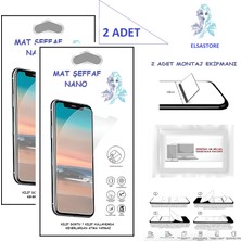 Elsa Store Vivo İQOO 10 PRO Nano Ekran Koruyucu 2 Adet Ultra İNCE Esnek Nano MAT Şeffaf