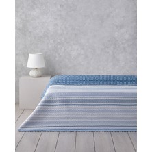 English Home Contemporary Chic Çift Kişilik Çok Amaçlı Örtü 200x220 cm Lacivert