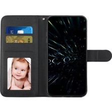 Zsykd Infinix Hot 50 Pro 4g Siyah Için Buzağı Dokulu Deri Kılıf (Yurt Dışından)