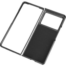Puluz Tecno Phantom V Fold2 Gri Için Litchi Kart Yuvası Telefon Kılıfı (Yurt Dışından)
