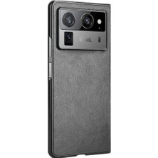 Puluz Tecno Phantom V Fold2 Siyah Için Litchi Texture Telefon Kılıfı (Yurt Dışından)