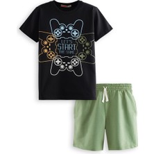 Start Game Erkek Çocuk T-Shirt Şort Takım