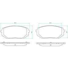 MGA-56606 - Fren Balatası On Hyundaı Tuscon 2020-> Kıa Sportage 2020->