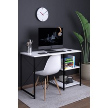 DF09103B 120cm  Raflı Çalışma Masası Bilgisayar Masası Ofis Ders Masası