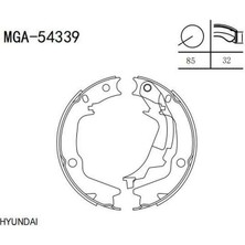 MGA-54339 - Kampana Balata Hyundaı Getz Tb 2002-2008
