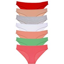 Mbb E-Ticaret 7 Adet Süper Eko Set Likralı Kadın Slip Külot Set 8