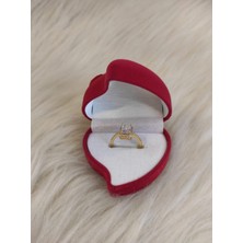 Nişantaşı Accessories 22 Ayar Altın Kaplama Gold Baget Yüzük