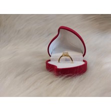 Nişantaşı Accessories 22 Ayar Altın Kaplama Gold Baget Yüzük