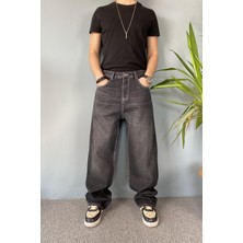 Siyah Baggy Kot Pantolon