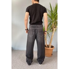 Siyah Baggy Kot Pantolon