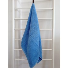 Mavi Spor Fitness Leke Tutmayan Kuaför Berber Havlusu 45X90 cm 195 gr %100 Pamuklu