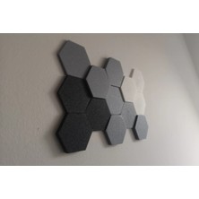 ATC Elektrik Altıgen Duvar Süsü - Hexagon Akustik Panel Duvar Dekoru – Modern ve Şık 3D Tasarım