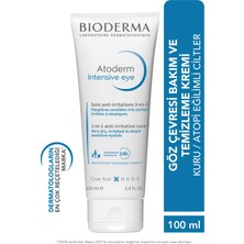 Atoderm Intensive Eye Kuru Atopi Eğilimli Göz Çevresi Kremi ve Temizleyici Hyalüronik Asit 100 ml