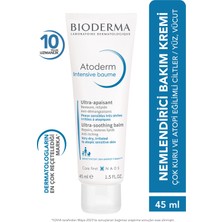 Atoderm Intensive Balm Atopi Eğilimli Ciltler için Seyahat Boy Nemlendirici ve Onarıcı Krem 45 ml