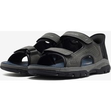 Skechers Tresmen - Reece Erkek Gri Sandalet 205289 Char