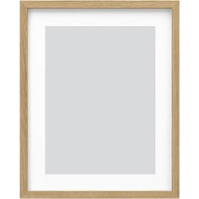 IKEA Rödalm Meşe 40 x 50 cm Kalın Kenarlı Paspartulu Derinlikli Ahşap Fotoğraf Resim Çerçevesi