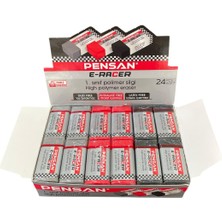 Pensan E-Racer  Renkli Silgi 24 'lü ( 1 Paket )
