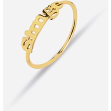 Isimli Gümüş Yüzük