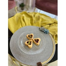 HobiDünyasıElif Decohandy 39 cm Çiçekli Jüt Örme Supla Amerikan Servis