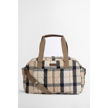 Barbour Wetherham Kapitone Seyahat Çantası BE32 Safari Tartan