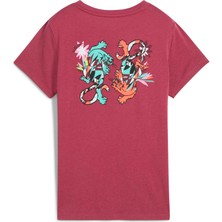 Puma Kadın Pembe Puma Graphıcs Traın Concept Tee W Pembe Kadın T-Shirt