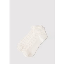 Mavi Ekru Patik Çorap 1912895-70053