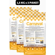 Carnaval Tavuklu Yetişkin Kedi Maması 4.5kg (3x1.5kg)