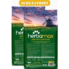 Herbamax Yaşam Kalitesini Arttırıcı Özellikte Tavuklu Kedi Maması  20kg (2X10kg)