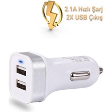 Mobicaps 2.1A Dual USB Araç Çakmaklık Şarj Aleti