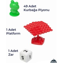 Kurbağa Denge Oyunu - Ebeveyn Çocuk Etkileşimi Eğitici Oyuncak Aile Kutu Oyunu Çok Renkli