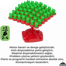 Kurbağa Denge Oyunu - Ebeveyn Çocuk Etkileşimi Eğitici Oyuncak Aile Kutu Oyunu Çok Renkli