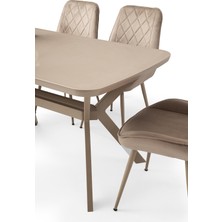Levent Mobilya ve Aksesuar Vento Hg Masa, Cappicino, 160 x 90