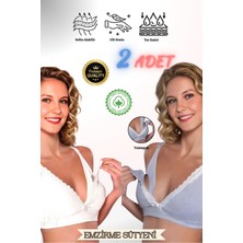 Red İç Giyim Pamuklu Hamile-Lohusa Emzirme Sütyeni-2'li Paket