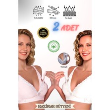 Red İç Giyim Pamuklu Hamile-Lohusa Emzirme Sütyeni-2'li Paket