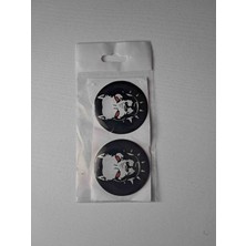 Motosiklet Reflektör Stickerı Yuvarlak Pitbull Etiketi