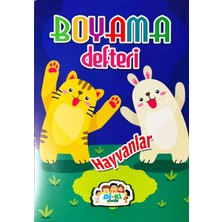 3-6 Yaş En Beğenilen 10 Çeşit Boyama Kitabı - 160 Sayfa - 10 Kitap