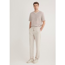Mavi Ekru (TENCEL™) Liyosel Karışımlı Jogger Pantolon 0010168-70144