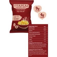 Vitapeas Snacks Vitapeas Kajun Baharatlı Nohut Cipsi 55 gr x 12