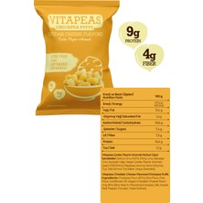 Vitapeas Snacks Vitapeas Vegran Çedar Peynirli Nohut Cipsi 55 gr x 12