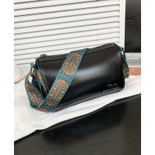 Tengyueda Kadın Vintage Çanta Büyük Kapasiteli Omuz Crossbody Çanta (Yurt Dışından)